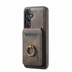 Hülle Samsung Galaxy S25 Fe Handyhülle Abnehmbarer Magnetischer Kartenhalter