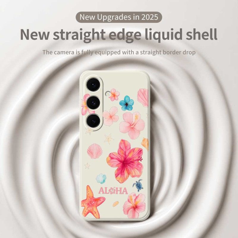 Hülle Samsung Galaxy S25 Fe Handyhülle Silikon Mit Blumenmuster