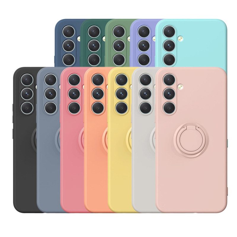 Hülle Samsung Galaxy S25 Fe Handyhülle Silikon Mit Ringhalter Und Trageschlaufe