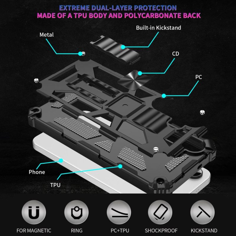 Hülle Samsung Galaxy S25 Fe Handyhülle Stoßfester Schutz Mit Integriertem Ständer