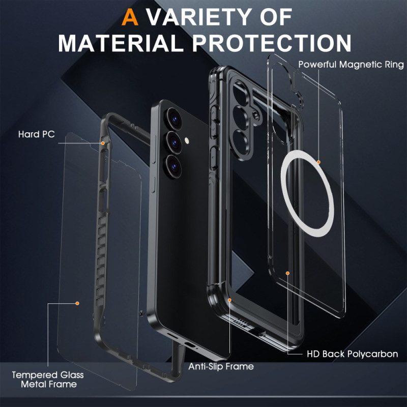 Hülle Samsung Galaxy S25 Fe Magnetisch Mit Displayschutzfolie
