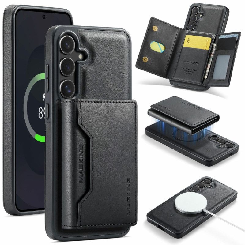 Hülle Samsung Galaxy S25 Fe Magsafe-kompatibles Abnehmbares Magking Portemonnaie