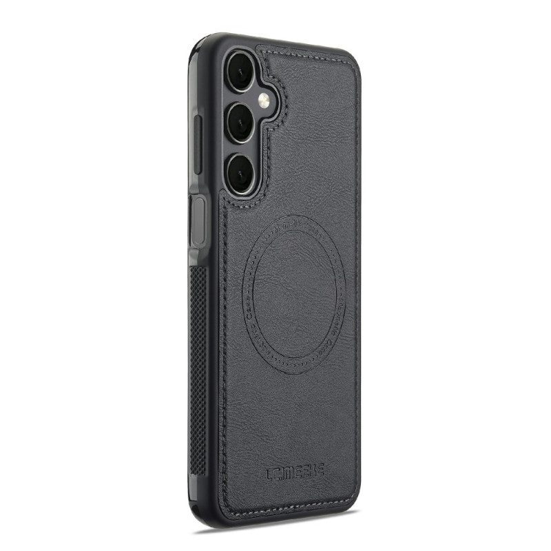 Hülle Samsung Galaxy S25 Fe Magsafe-kompatibles Lederdesign