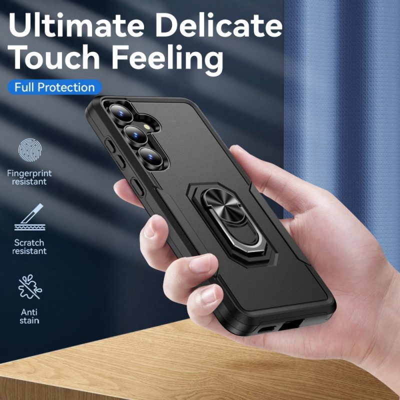 Hülle Samsung Galaxy S25 Fe Ringhalter In Metalloptik