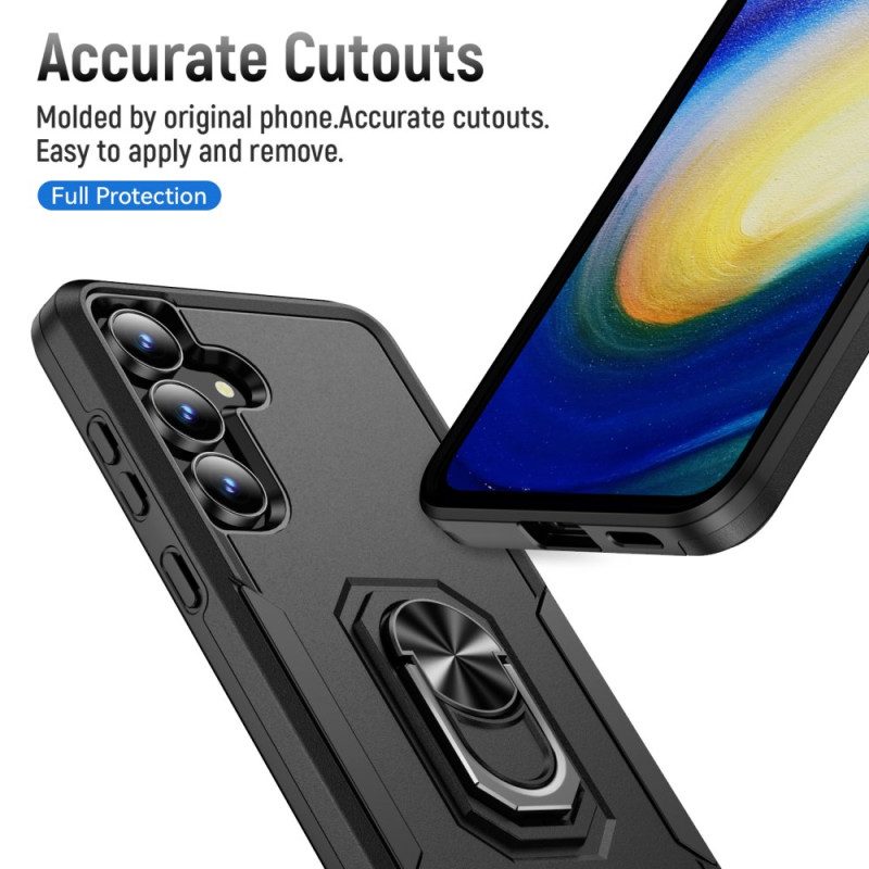 Hülle Samsung Galaxy S25 Fe Ringhalter In Metalloptik