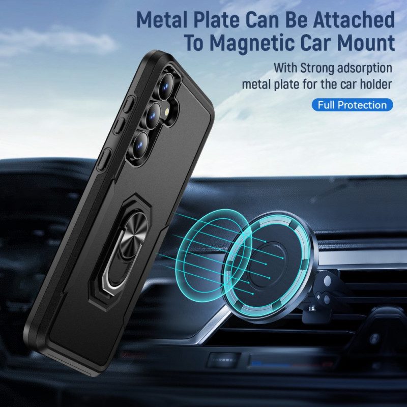 Hülle Samsung Galaxy S25 Fe Ringhalter In Metalloptik