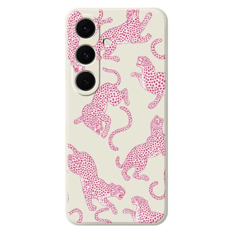 Hülle Samsung Galaxy S25 Fe Silikon In Pink Leopard
