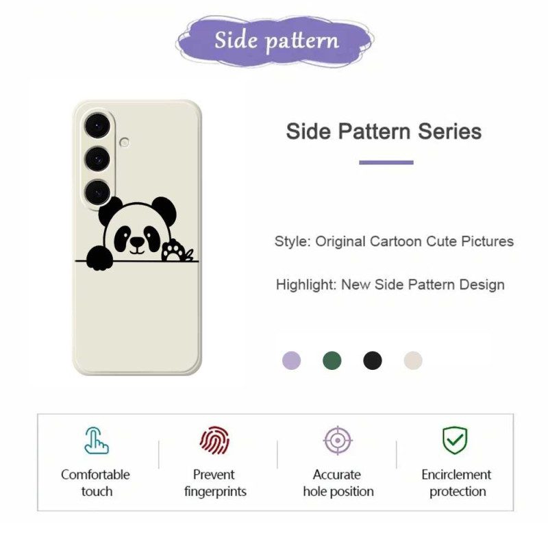 Hülle Samsung Galaxy S25 Fe Silikon Mit Panda-motiv