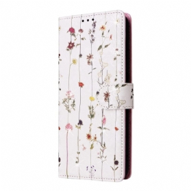 Lederhüllen Für Samsung Galaxy S25 Fe Blumenmuster