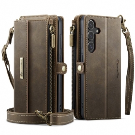 Lederhüllen Für Samsung Galaxy S25 Fe Caseme-geldbörse