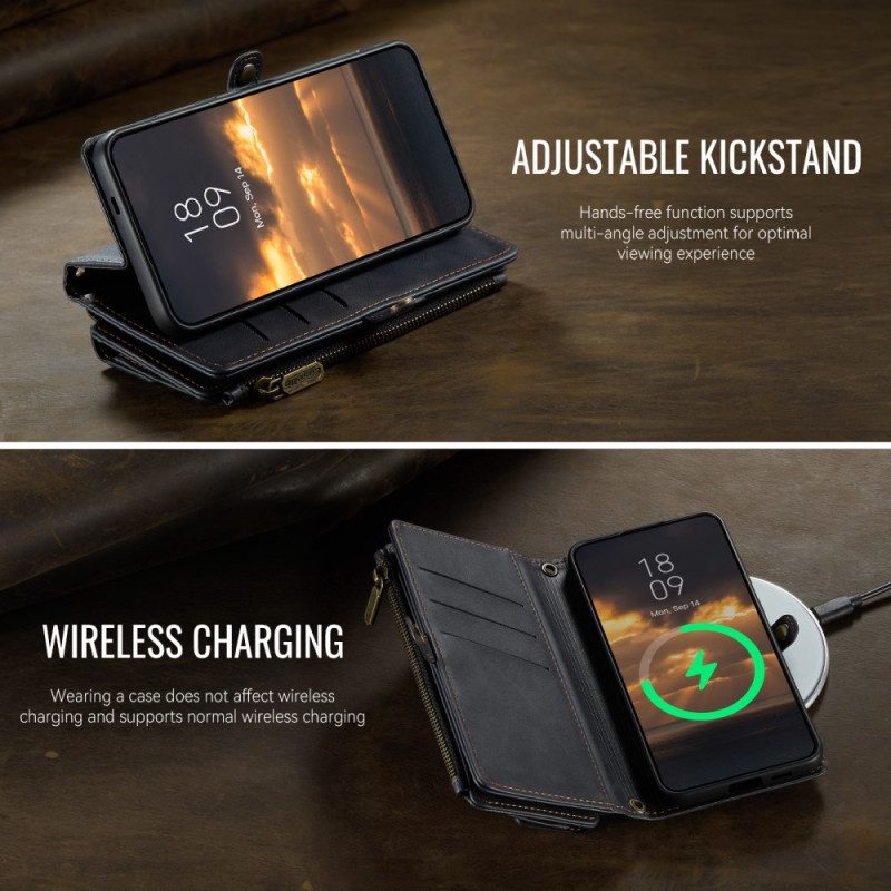 Lederhüllen Für Samsung Galaxy S25 Fe Caseme-geldbörse