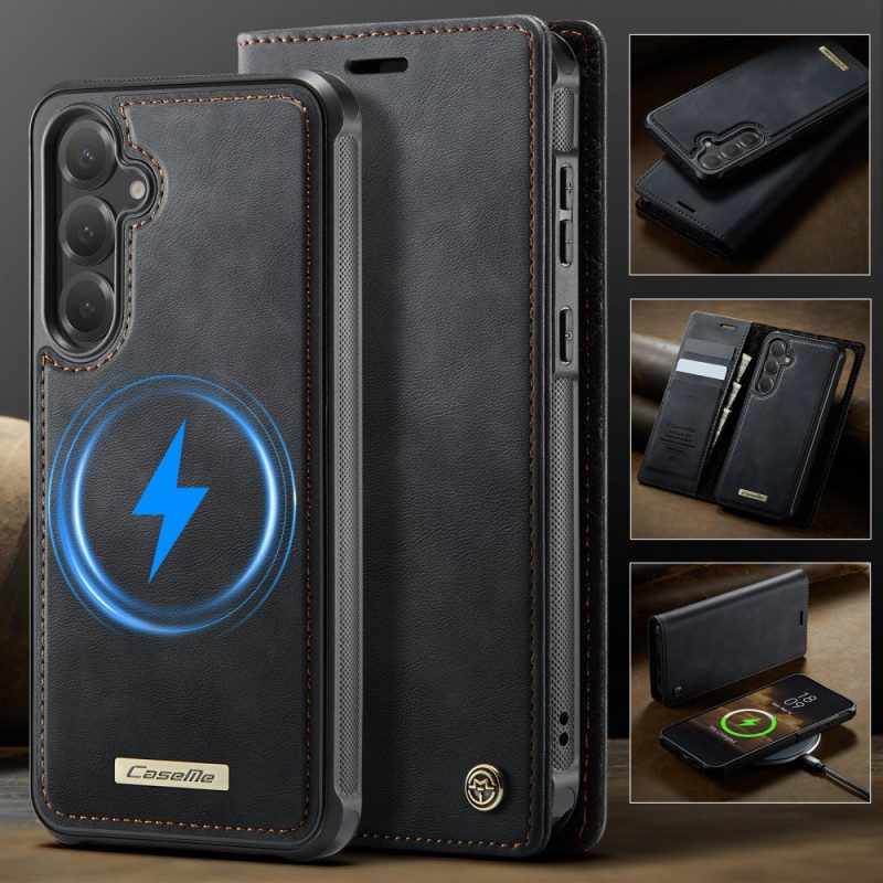 Lederhüllen Für Samsung Galaxy S25 Fe Geldbörse Mit Abnehmbarer Rfid-hülle