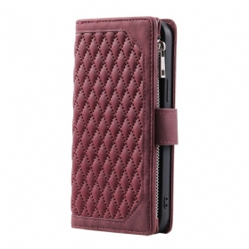 Lederhüllen Für Samsung Galaxy S25 Fe Gesteppt