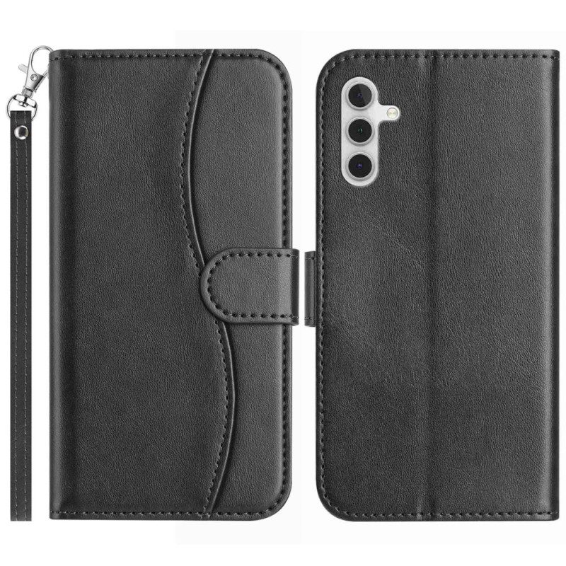 Lederhüllen Für Samsung Galaxy S25 Fe Riemen Im S-design