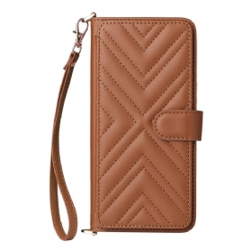 Lederhüllen Für Samsung Galaxy S25 Fe Riemen Und Schulterriemen