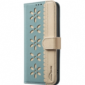 Lederhüllen Samsung Galaxy S25 Fe Binfen Color Mit Blumenmuster