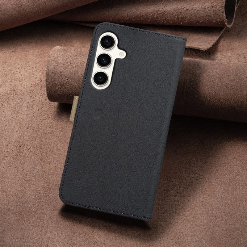 Lederhüllen Samsung Galaxy S25 Fe Binfen Color Mit Blumenmuster