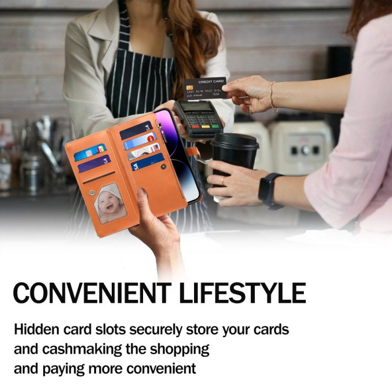 Lederhüllen Samsung Galaxy S25 Fe Galaxy-serie Eseble