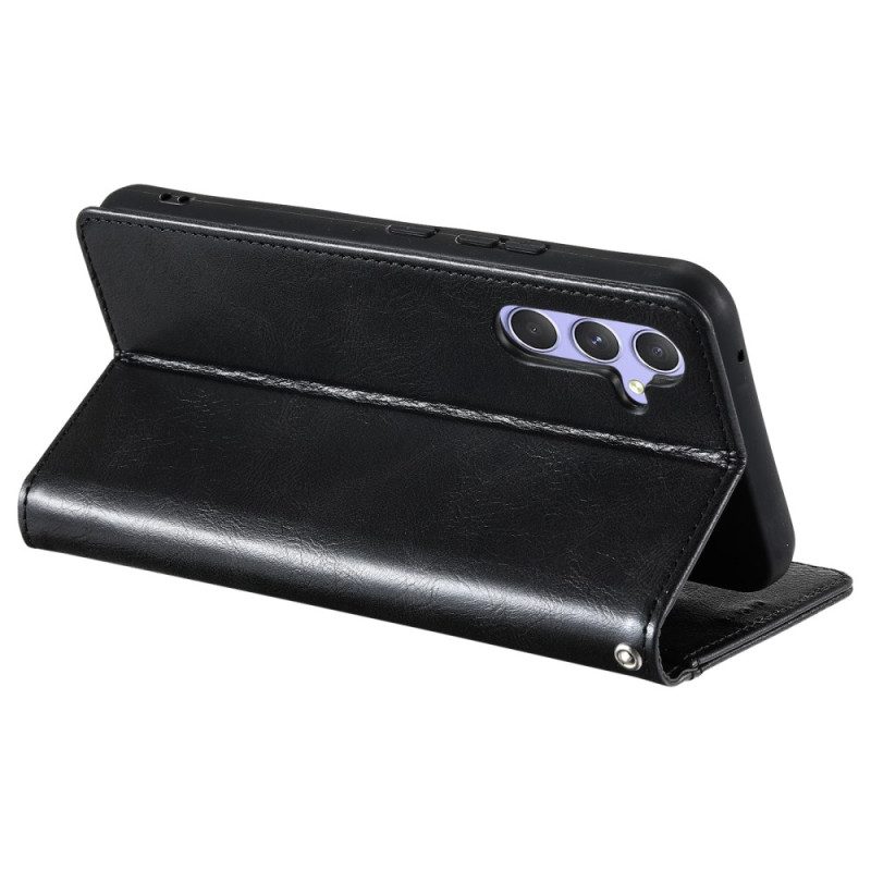 Lederhüllen Samsung Galaxy S25 Fe Kartenhalter Und Riemen