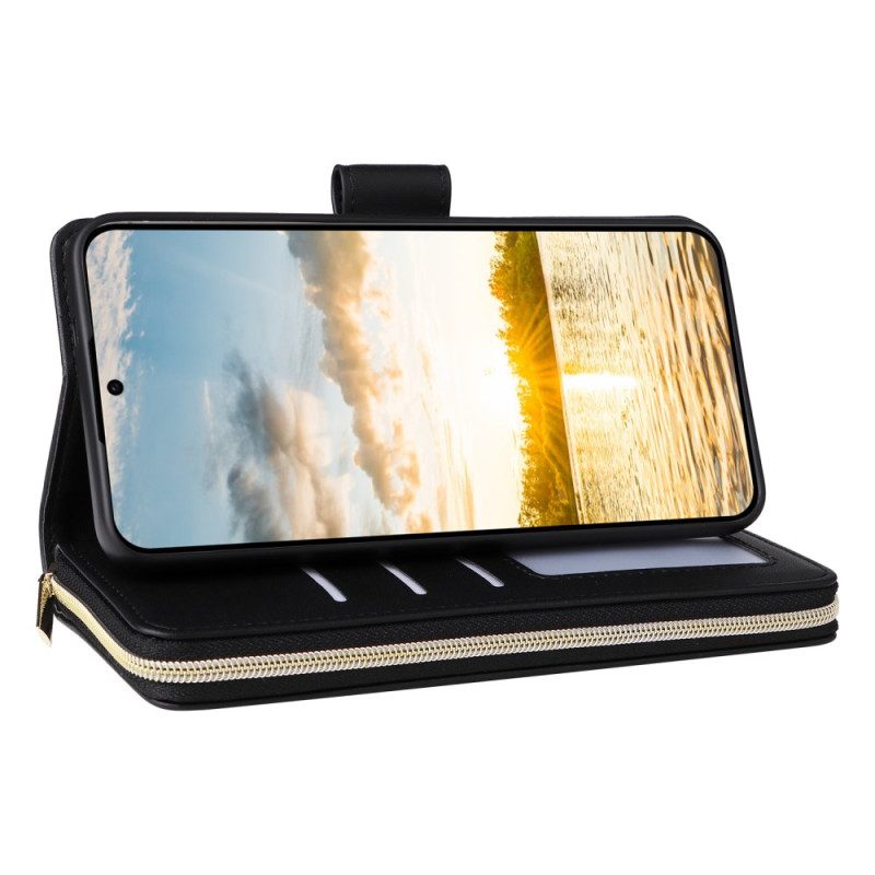 Lederhüllen Samsung Galaxy S25 Fe Kunstleder Mit Riemen