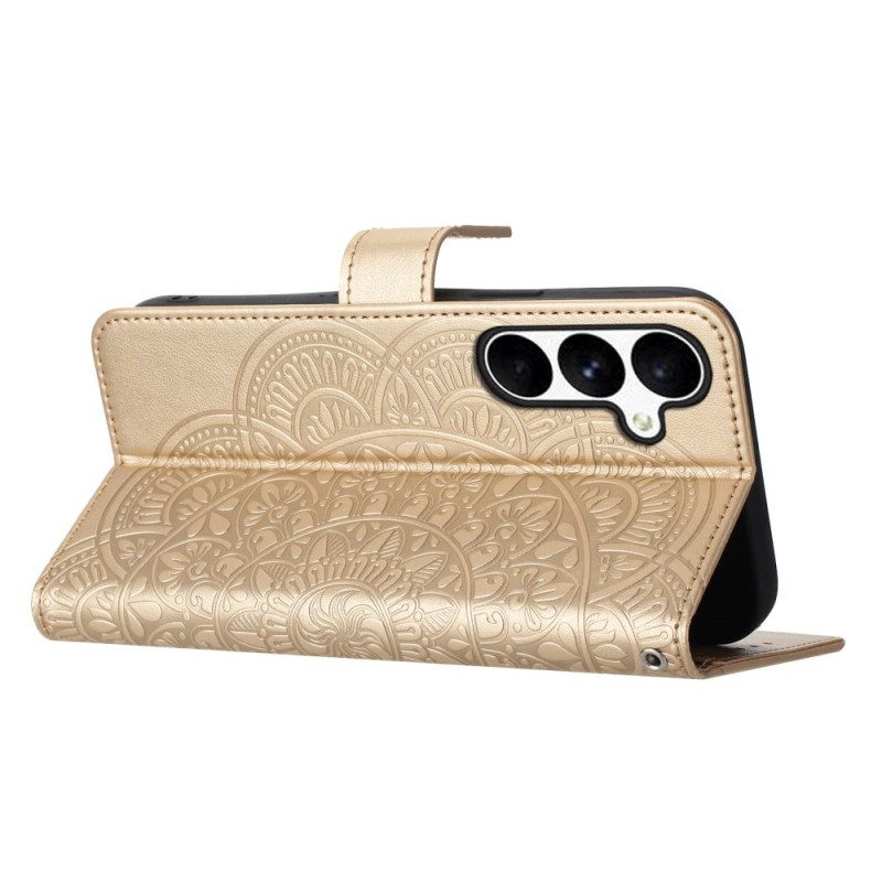 Lederhüllen Samsung Galaxy S25 Fe Mandala-muster