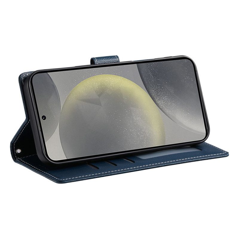 Lederhüllen Samsung Galaxy S25 Fe Schlichte Lederoptik