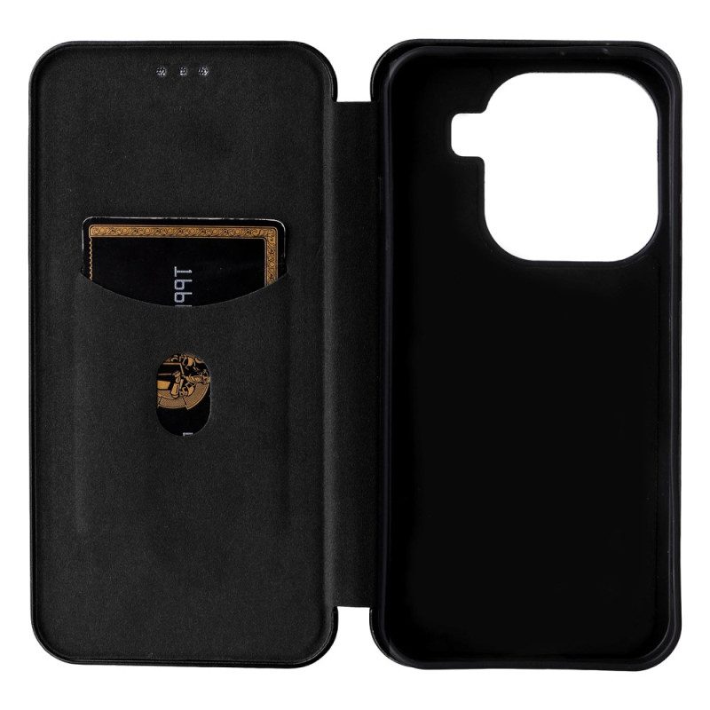 Flip Case Für Oppo Find X9 5g Carbonfaser-textur