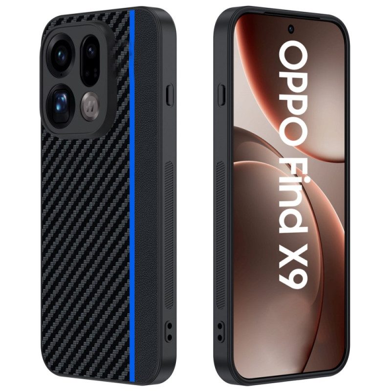Hülle Für Oppo Find X9 5g Carbonfaser-textur
