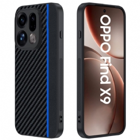 Hülle Für Oppo Find X9 5g Carbonfaser-textur
