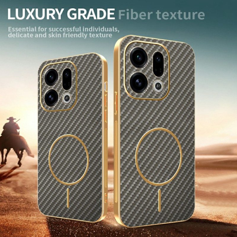 Hülle Oppo Find X9 5g Handyhülle Carbonfaser-textur