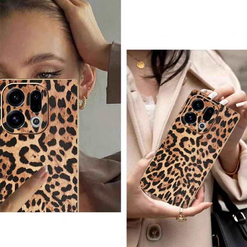 Hülle Oppo Find X9 5g Leopard