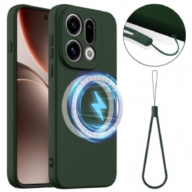 Hülle Oppo Find X9 5g Magsafe Flüssigsilikon