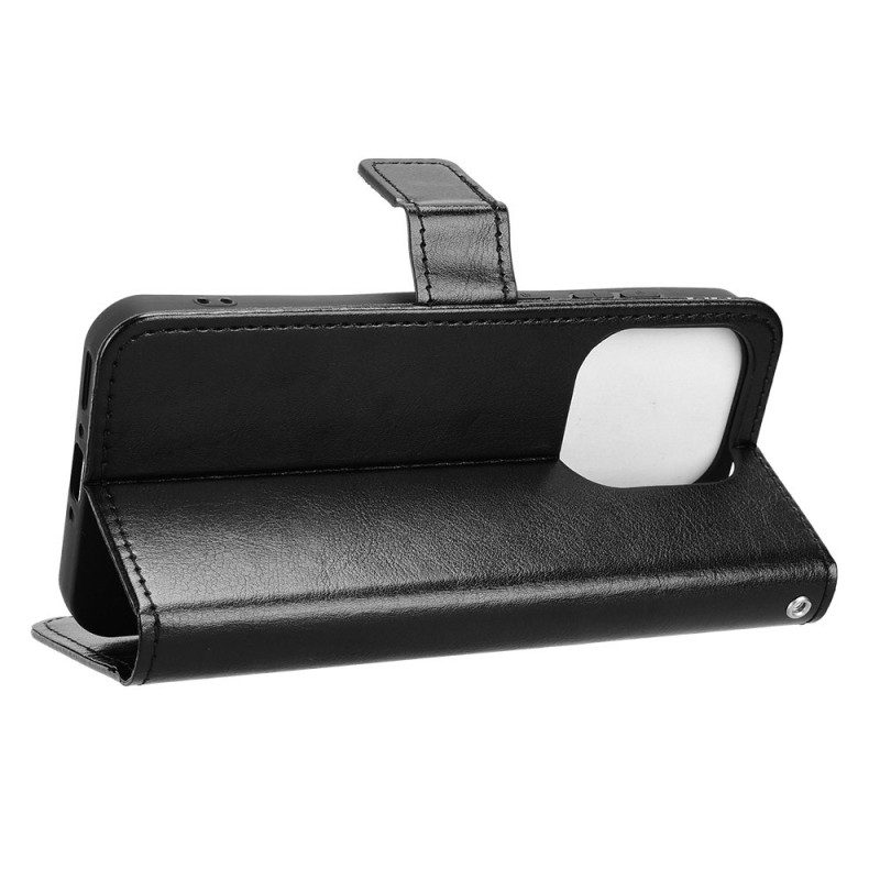 Lederhüllen Oppo Find X9 5g Handyhülle Schimmerndes Kunstleder