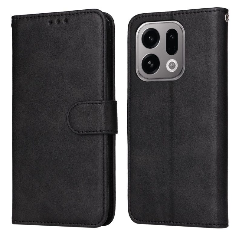 Lederhüllen Oppo Find X9 5g Handyhülle Schlicht