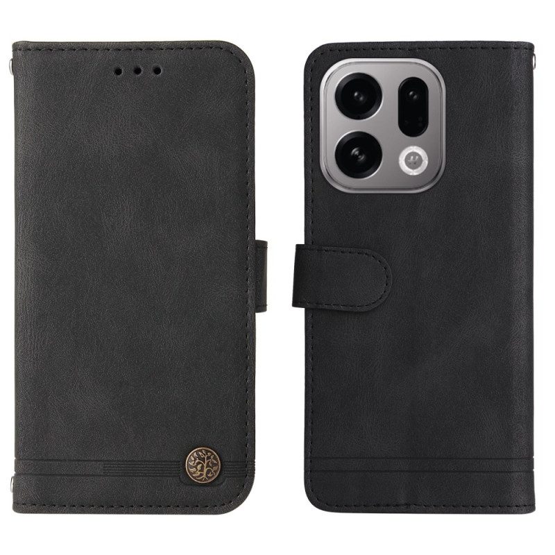 Lederhüllen Oppo Find X9 5g Handyhülle Zierniete