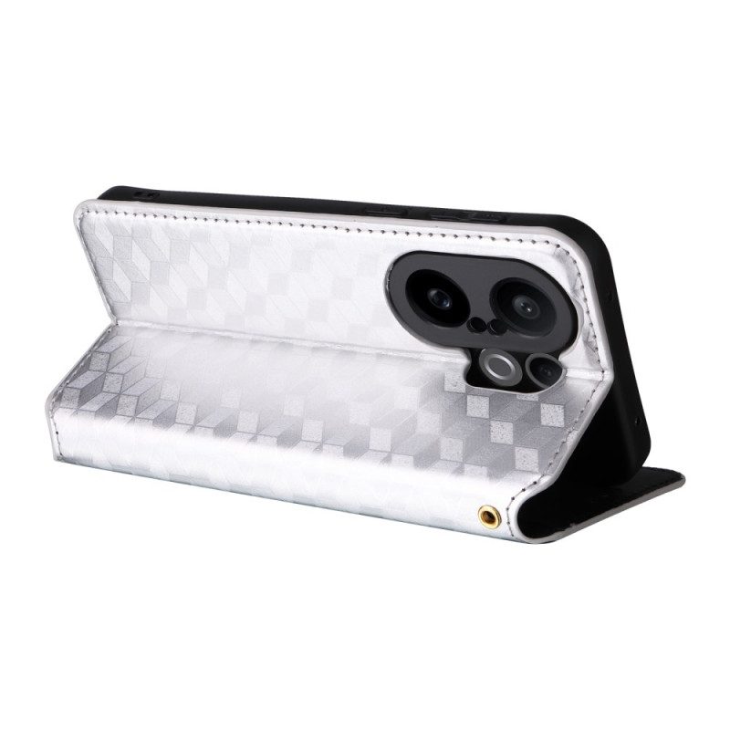 Flip Case Für Vivo X200 Fe Rauten