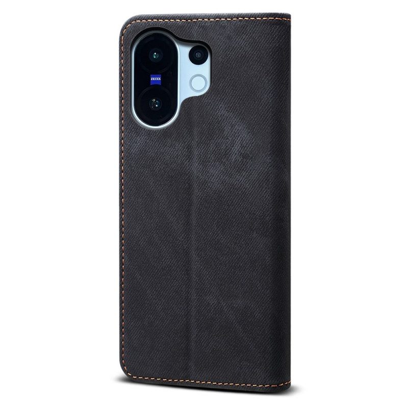 Flip Case Vivo X200 Fe Denim-stoff