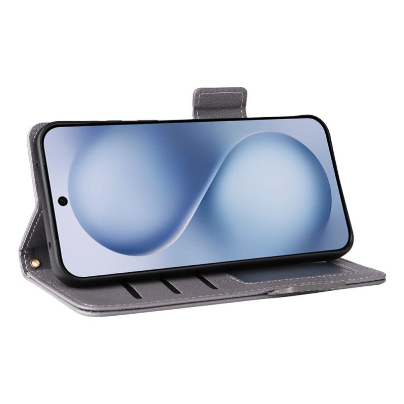 Lederhüllen Für Vivo X200 Fe Kunstleder Mit Trageriemen