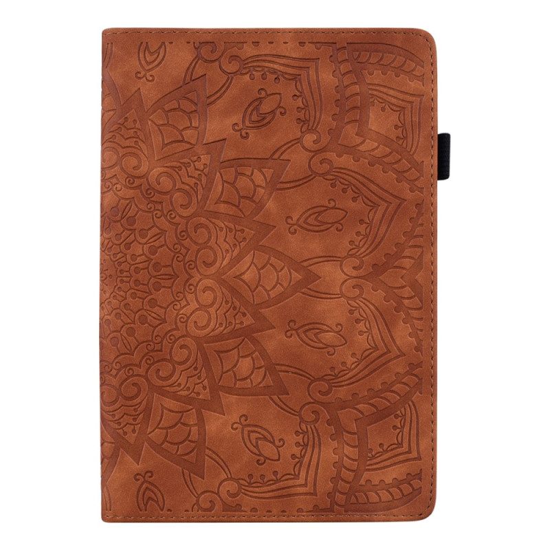 Case Samsung Galaxy Tab S11 Ultra Mandala In Wildlederoptik