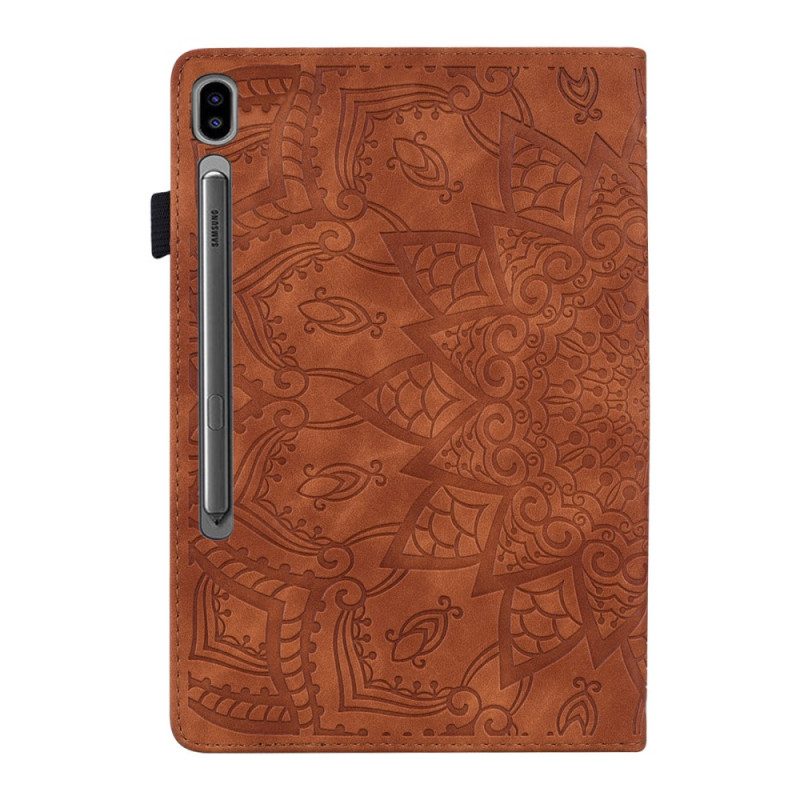 Case Samsung Galaxy Tab S11 Ultra Mandala In Wildlederoptik
