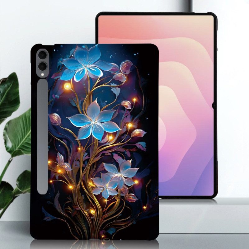 Hülle Samsung Galaxy Tab S11 Ultra Blaue Blumen
