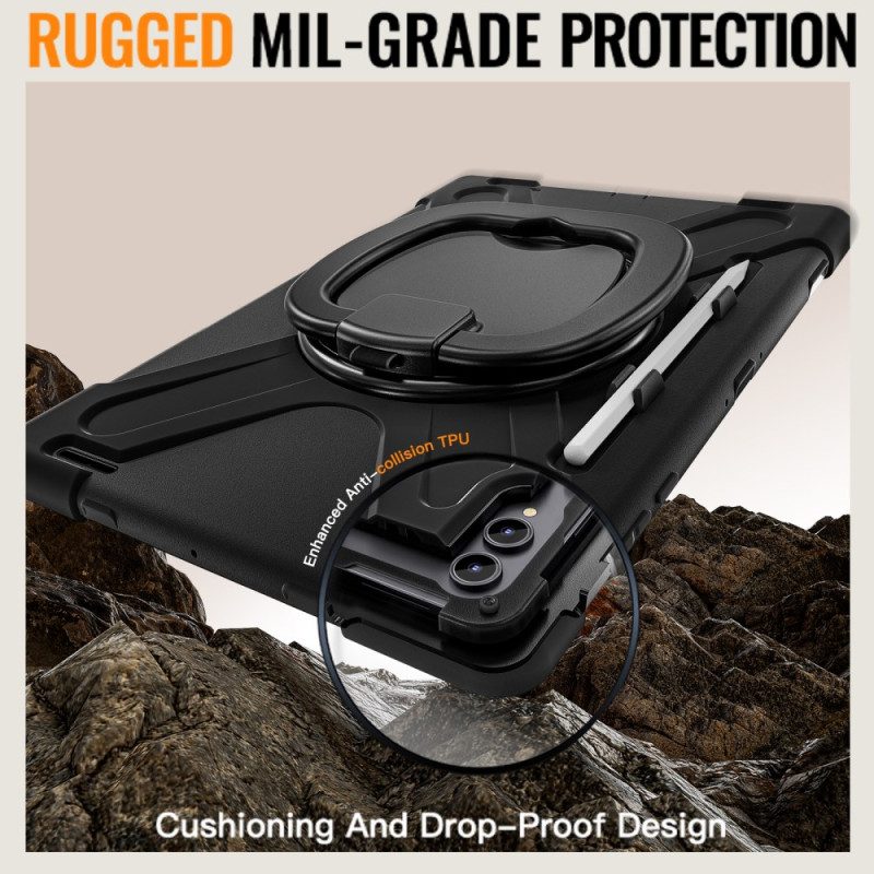 Hülle Samsung Galaxy Tab S11 Ultra Dreifacher Schutz Mit Drehbarem Griff