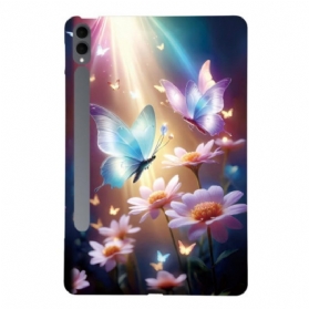 Hülle Samsung Galaxy Tab S11 Ultra Handyhülle Schmetterlinge Im Licht