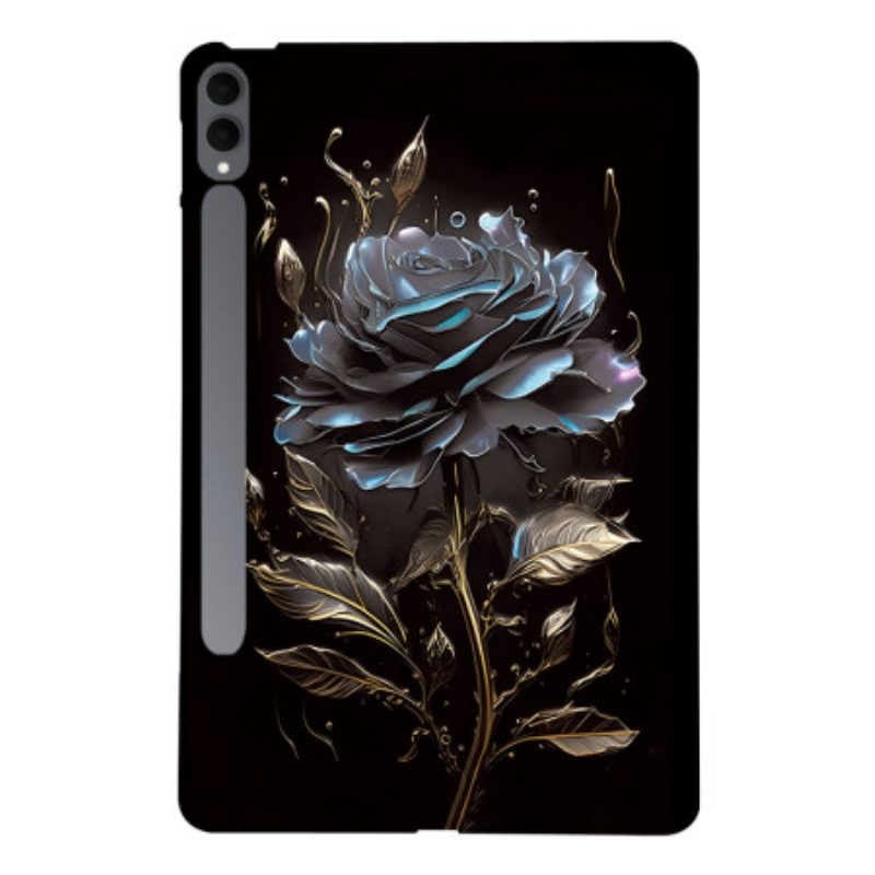 Hülle Samsung Galaxy Tab S11 Ultra Handyhülle Schwarze Rose