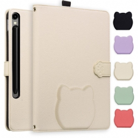 Lederhüllen Samsung Galaxy Tab S11 Ultra Handyhülle Katze