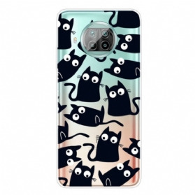 Hülle Für Xiaomi Redmi Note 9 Pro 5G Schwarze Katzen