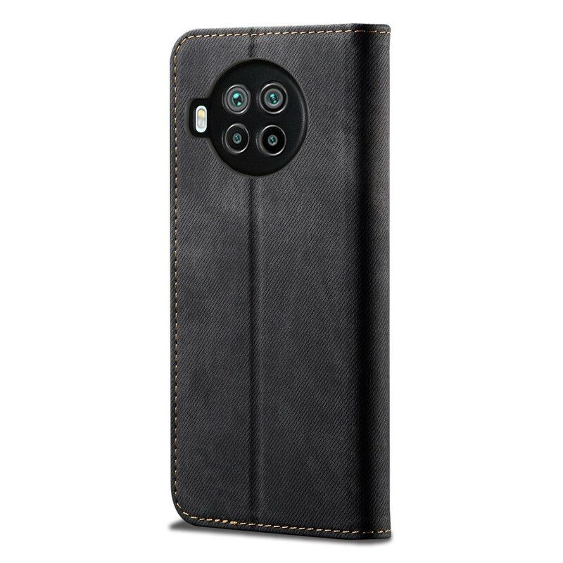 Schutzhülle Für Xiaomi Redmi Note 9 Pro 5G Flip Case Denim-stoff