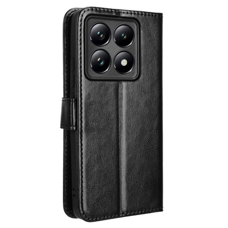 Lederhüllen Xiaomi 14t Auffälliges Kunstleder