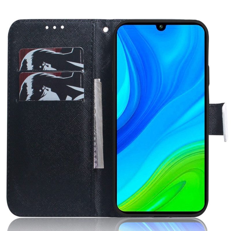 Flip Case Für Xiaomi Redmi 10A Mit Kordel Tanga-eichhörnchen