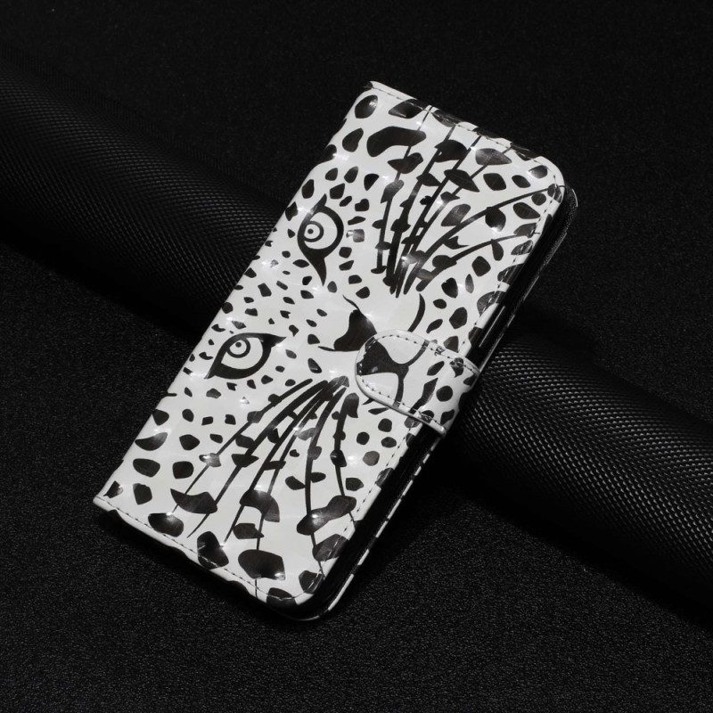 Lederhüllen Für Xiaomi Redmi 10A Mit Kordel Tanga-tiger
